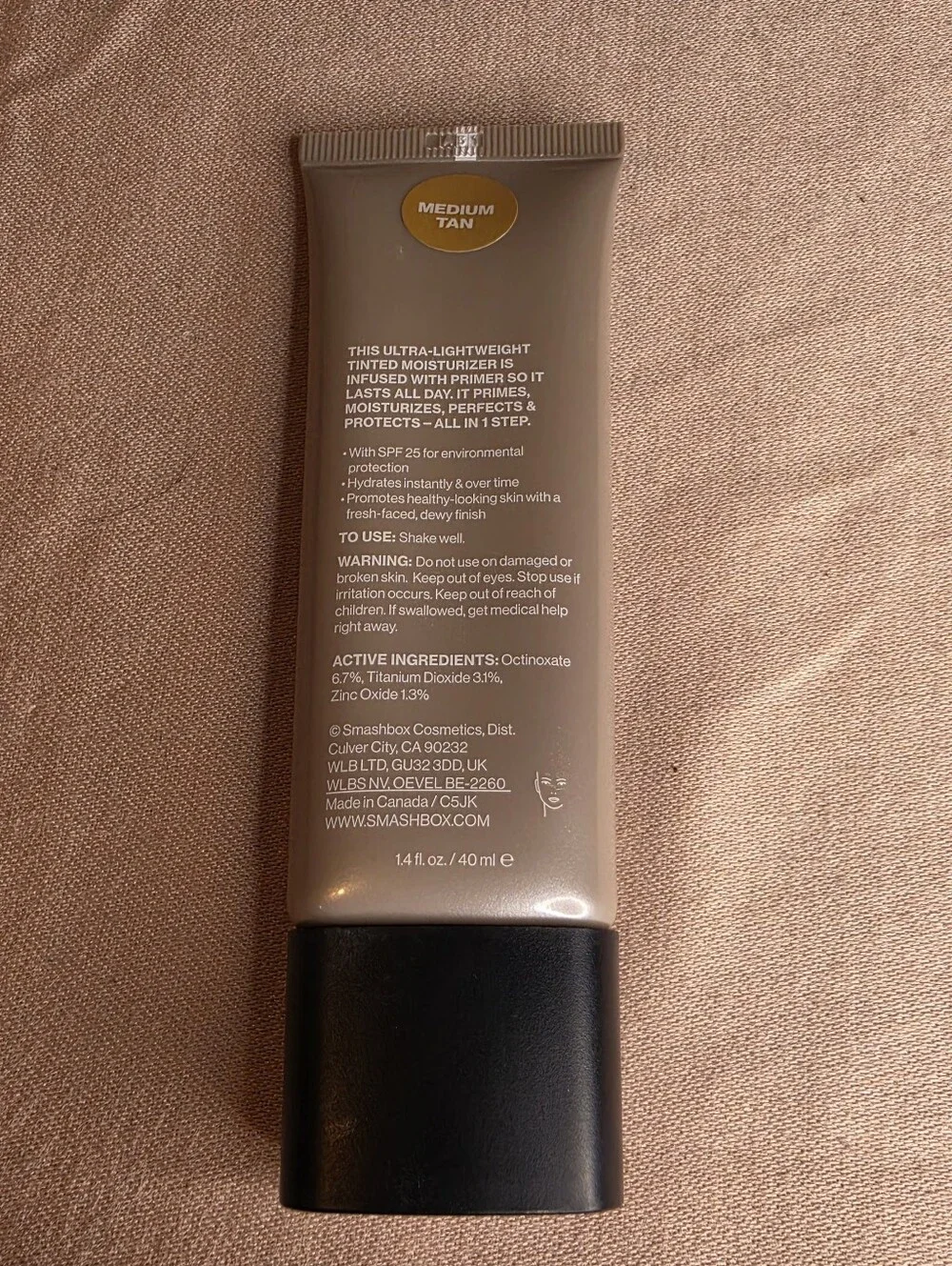 Smashbox HALO Tinted Moisturizer in Medium Tan (Used A Few Times, Mostly Full)